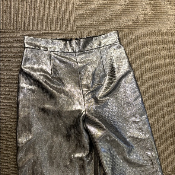 Anthropologie Silver pants - Picture 2 of 4